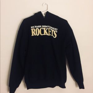 Black long sleeve oversized sweatshirt